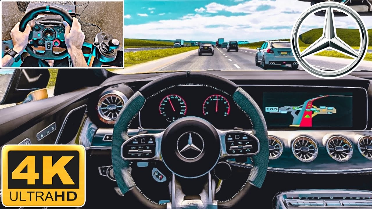 American Truck Simulator - Mercedes-AMG-GT63 S-Coupe - Logitech G29 Gameplay (ATS Gameplay)