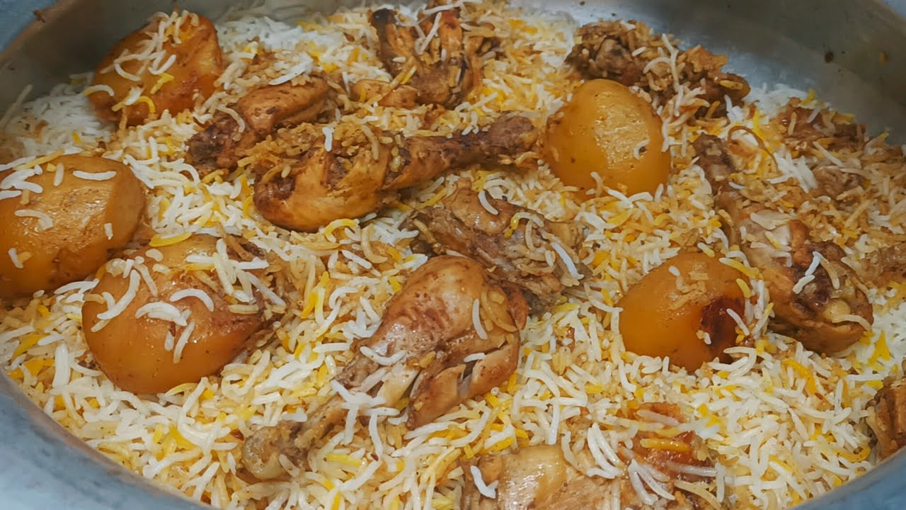 Kolkata Style Deghi Chicken Biryani Recipe| Kolkata Ki Shadiyo me Bane Wali Chicken Biryani Recipe