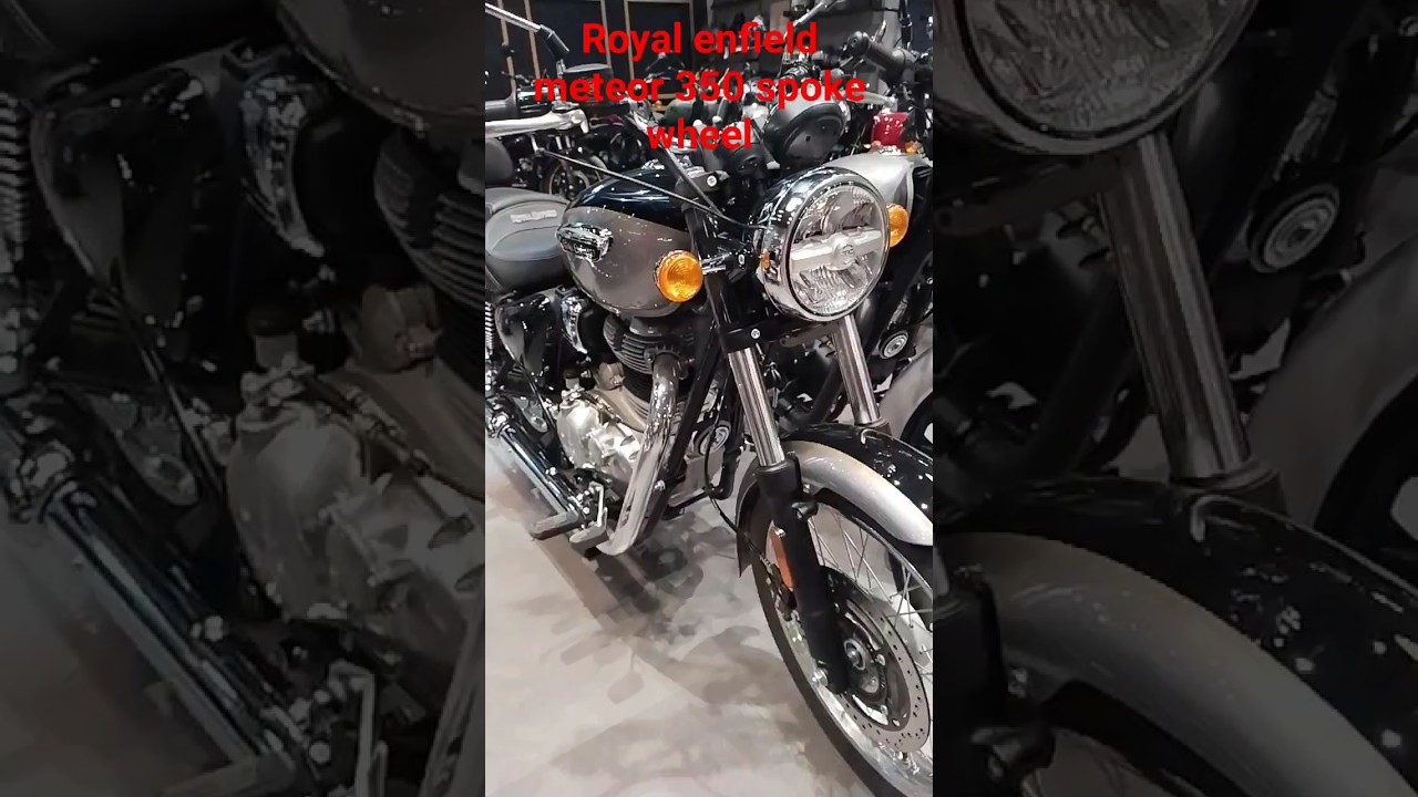 royal enfield meteor 350 spoke weel #shorts #video