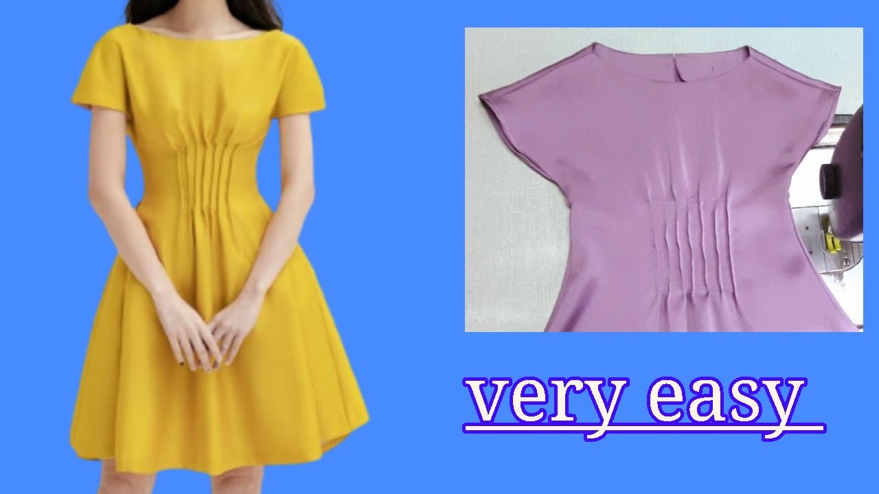 Hướng dẫn cắt may Đầm thời trang ly giữa tuyệt đẹp |dress design |le fashion |