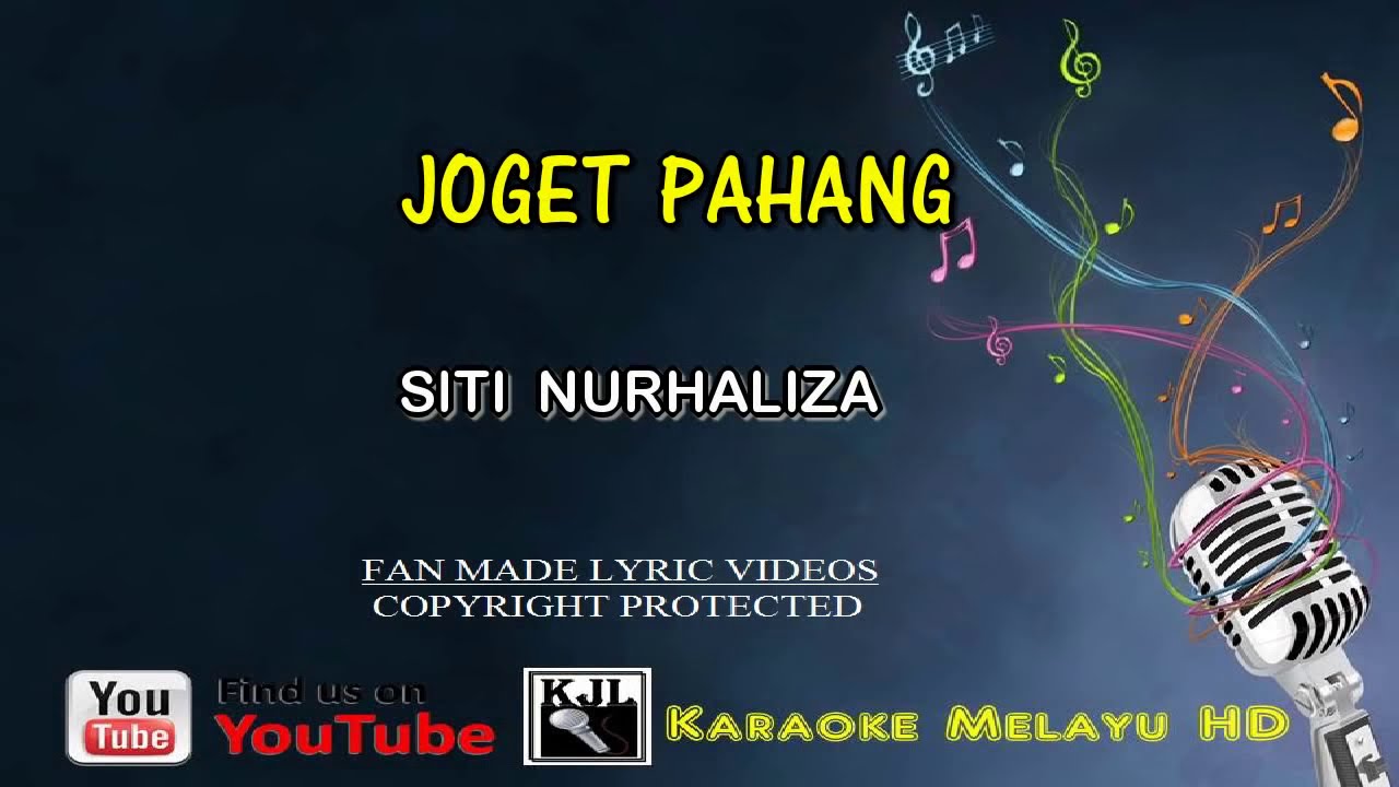 Siti Nurhaliza - Joget Pahang | Karaoke Minus One Lirik Video HD