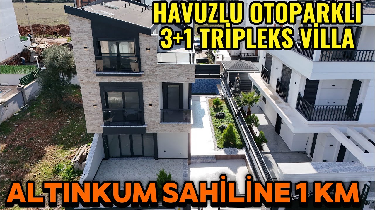 🏡 Didim Yeşilkent’te Geniş ve Konforlu Villa! ALTINKUM SAHİLİNE 1KM ! 