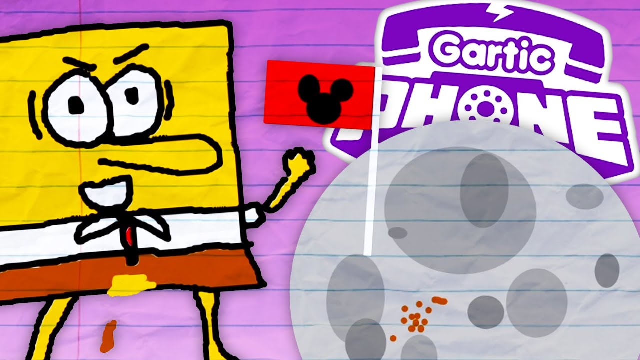 Mickey Mouse and SpongeBob? - Gartic Phone Drawling Game
