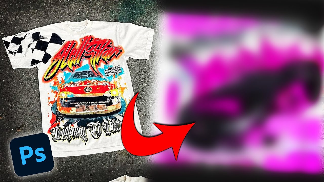 How to Design a Vintage Car Tee inspired by HELLSTAR (HOUR LONG)