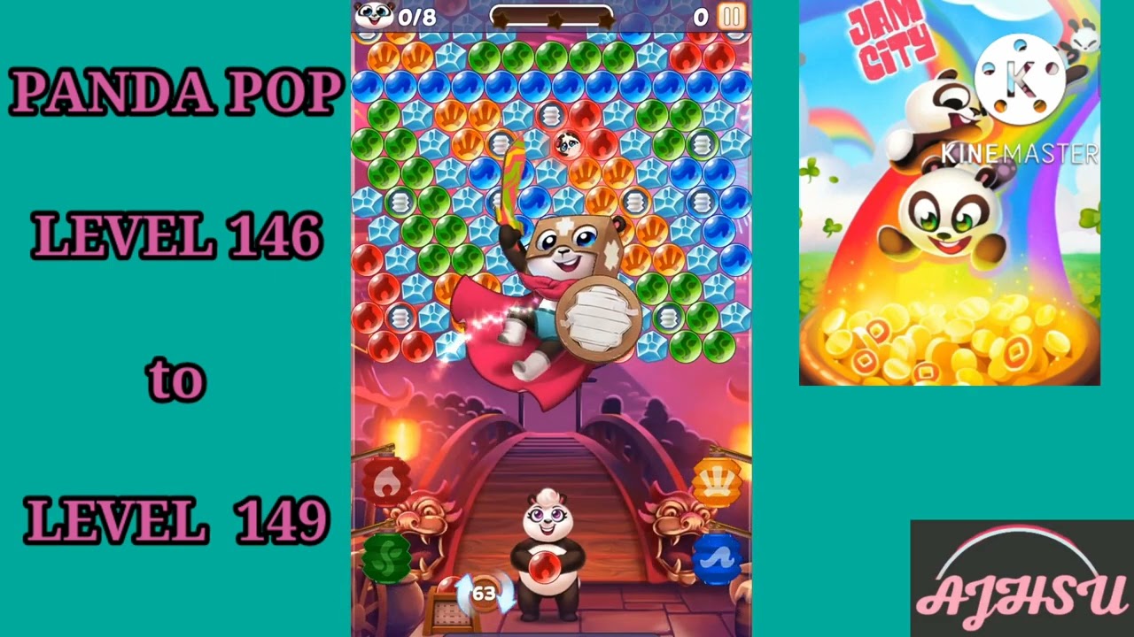 panda pop Level 146 to 149