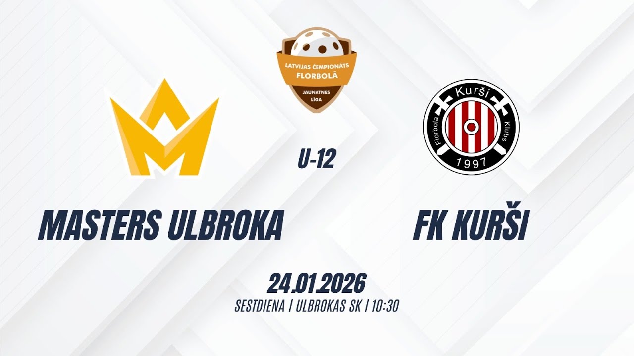 ZU12 Masters Ulbroka Red-FK Kurši- 24/01/2026