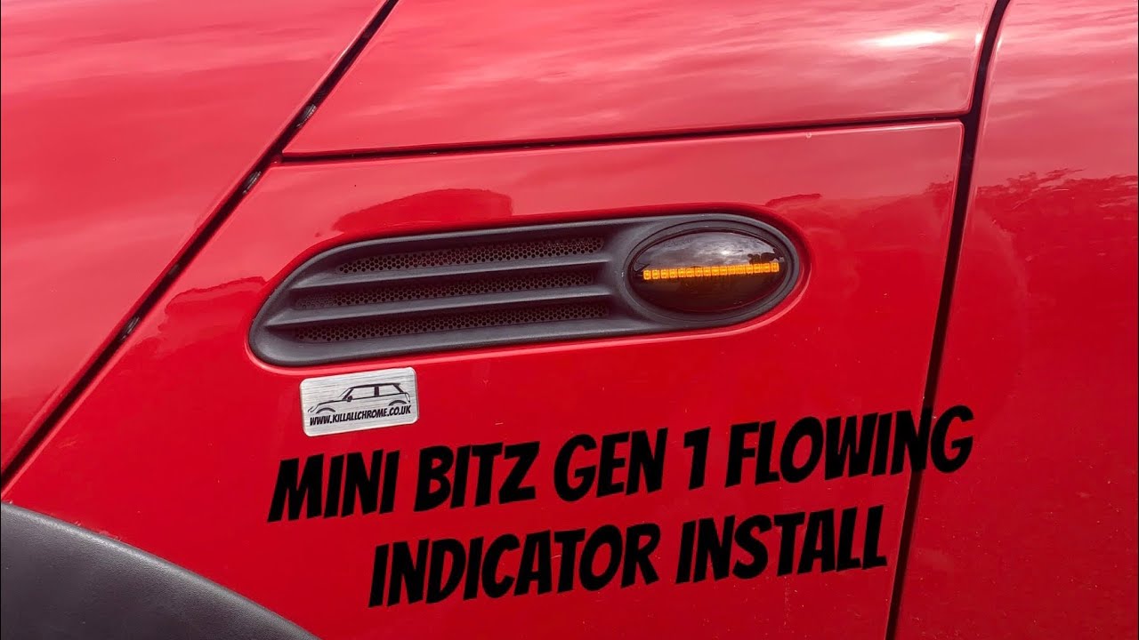 Mini Bitz Flowing Indicator Install - R50 R52 R53