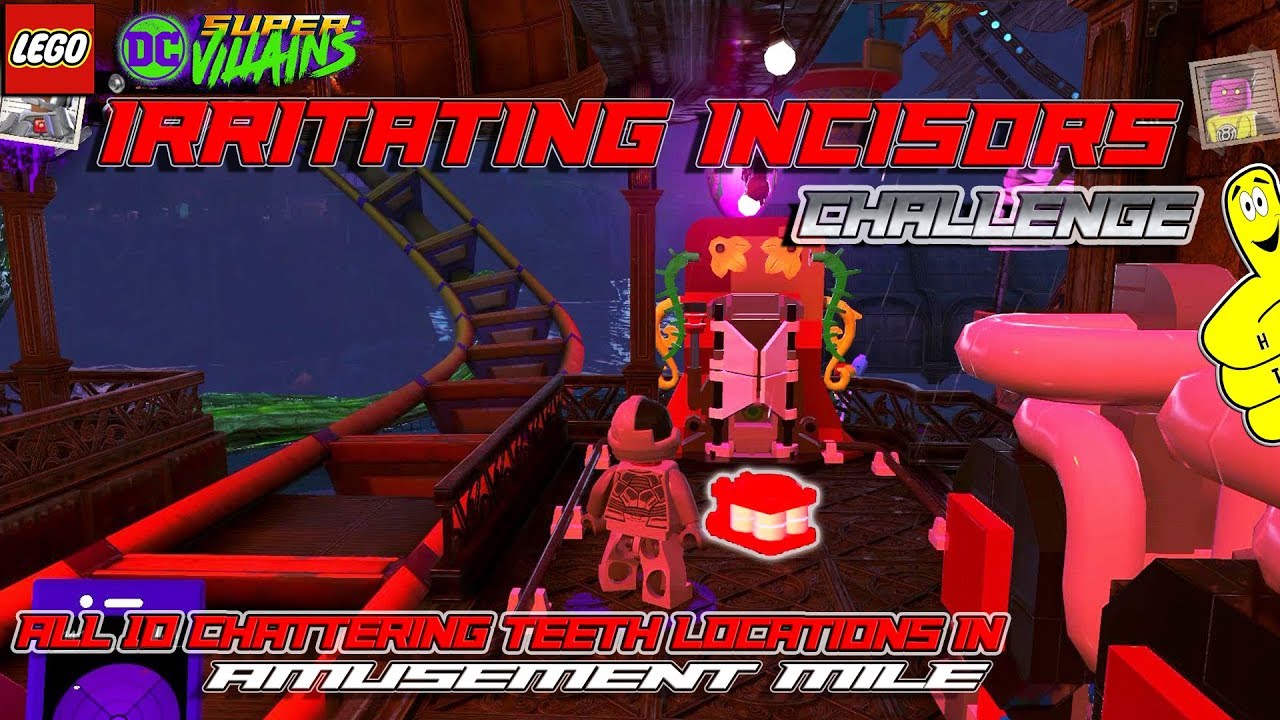 Lego DC Super-Villains: ИСПЫТАНИЕ Раздражающих Резцов (Все 10 мест, где стучат зубы) - HTG