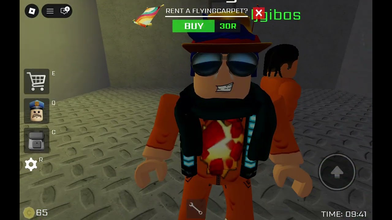 Playing Barry's prison on Roblox | Part 2 