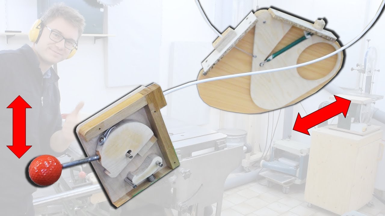 Sperrschieber Steuerung selber bauen - automatische Blast Gate Alternative mit Bowdenzug
