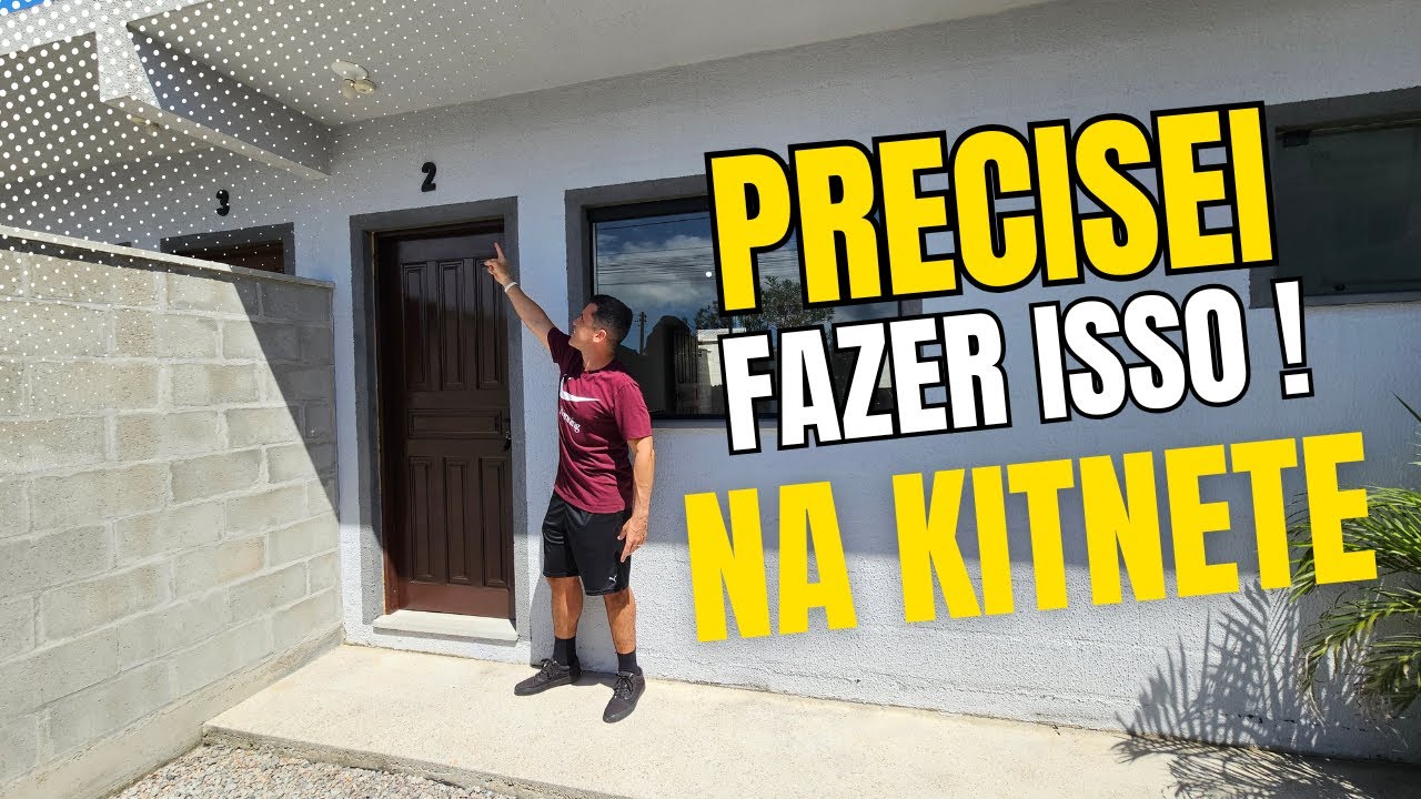 KITNETE pronta para LOCAÇÃO. O que fiz nela?