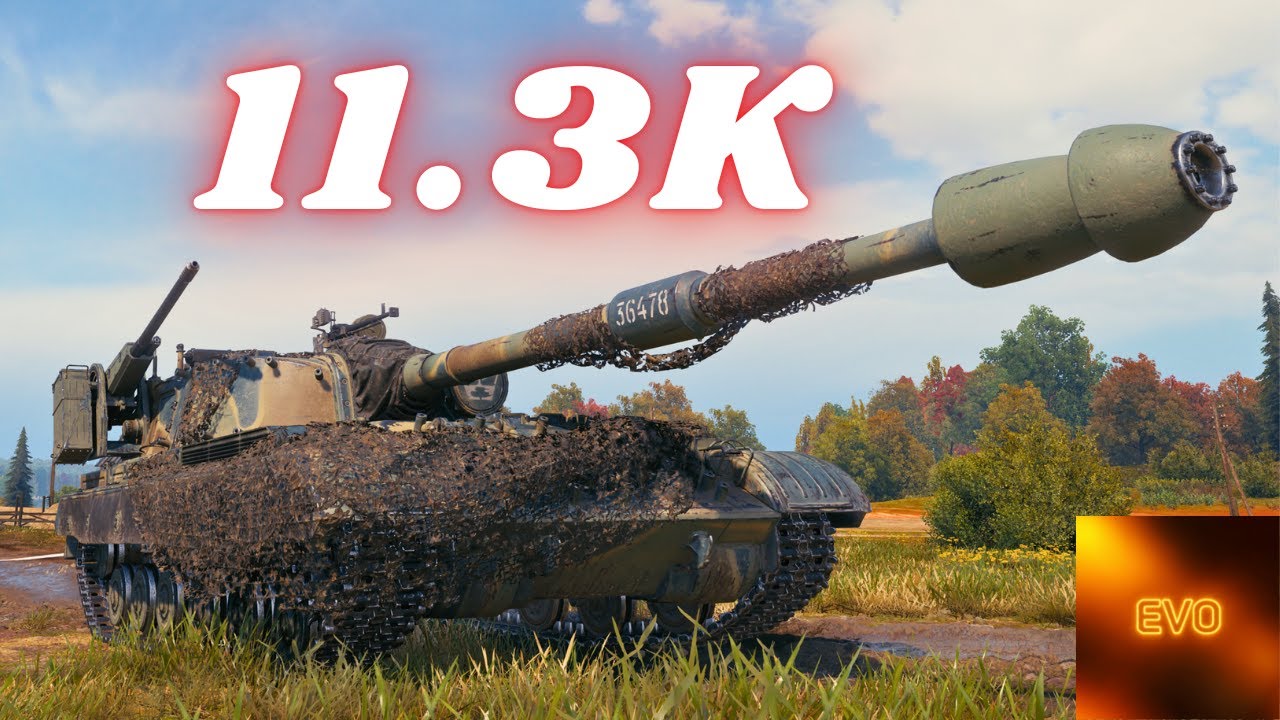 DBV-152  11.3K Damage & FV4005 Stage II  10K Damage   World of Tanks