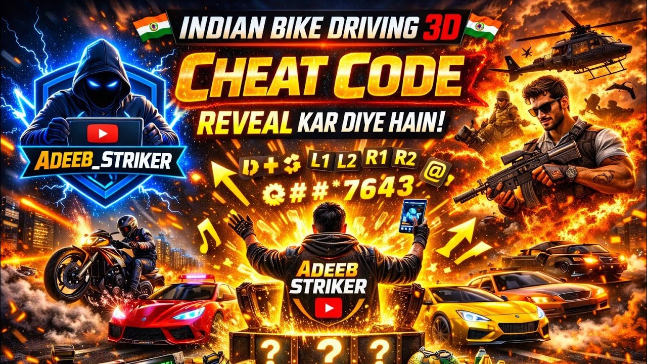 Indian bike driving 3D