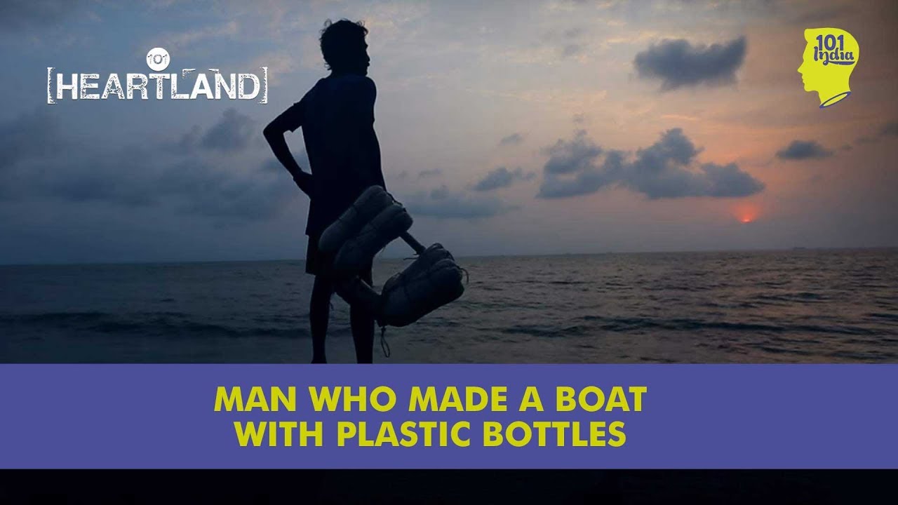 This Fisherman Uses Coke And Pepsi Bottles As A Boat | Unique Stories from India
