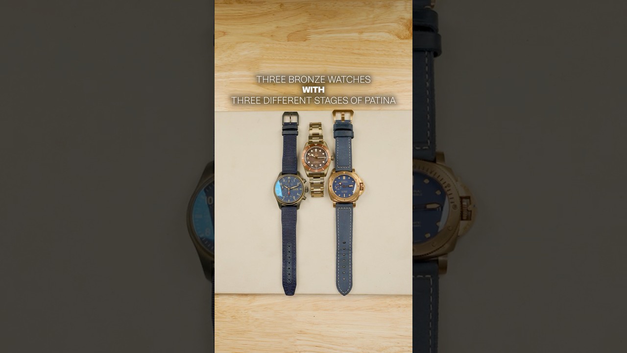 Patina GOALS: Three Stunning Bronze Watches - IWC, Tudor and Panerai l SwissWatchExpo