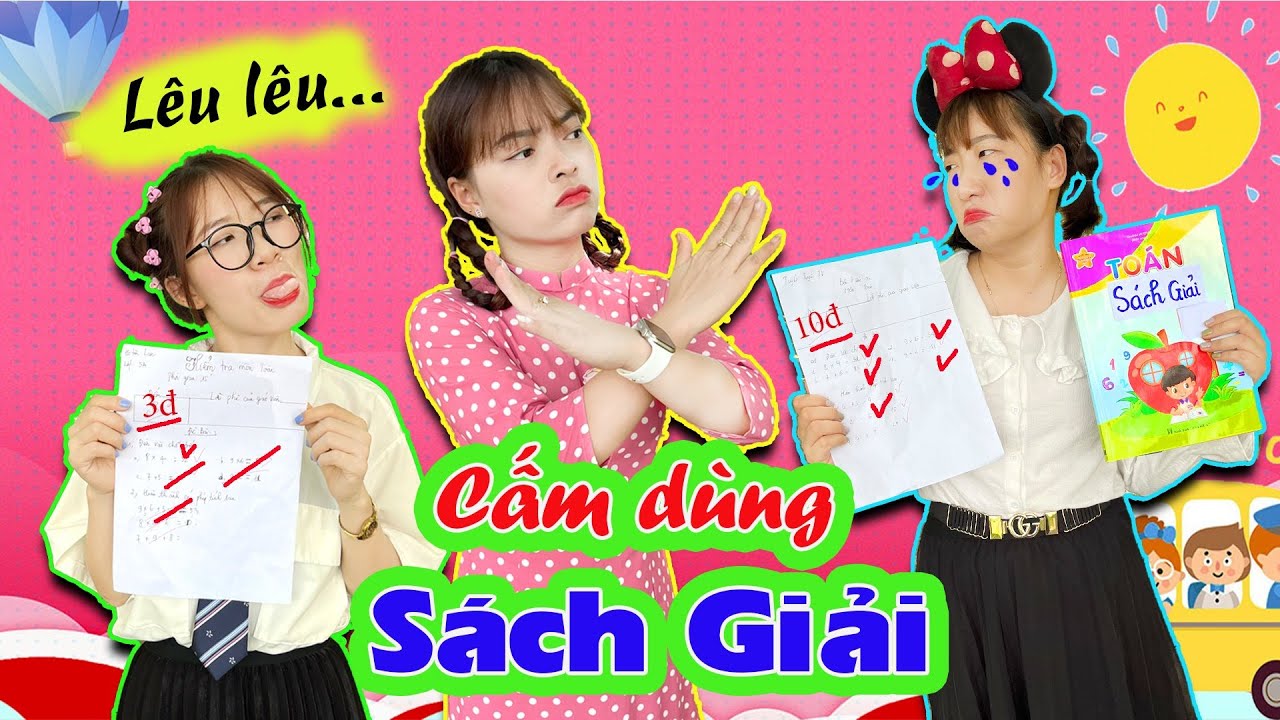 Lớp Học Vui Vẻ - Khi Học Sinh Sử Dụng Sách Giải Bị Cô Giáo Phát Hiện | Tuyết Tuyết TV