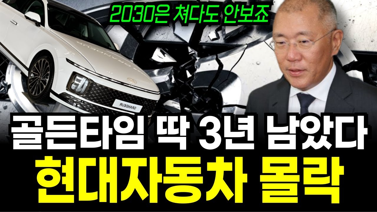 현대자동차 몰락, 더이상 아무도 현대차를 사지 않는 충격적인 상황