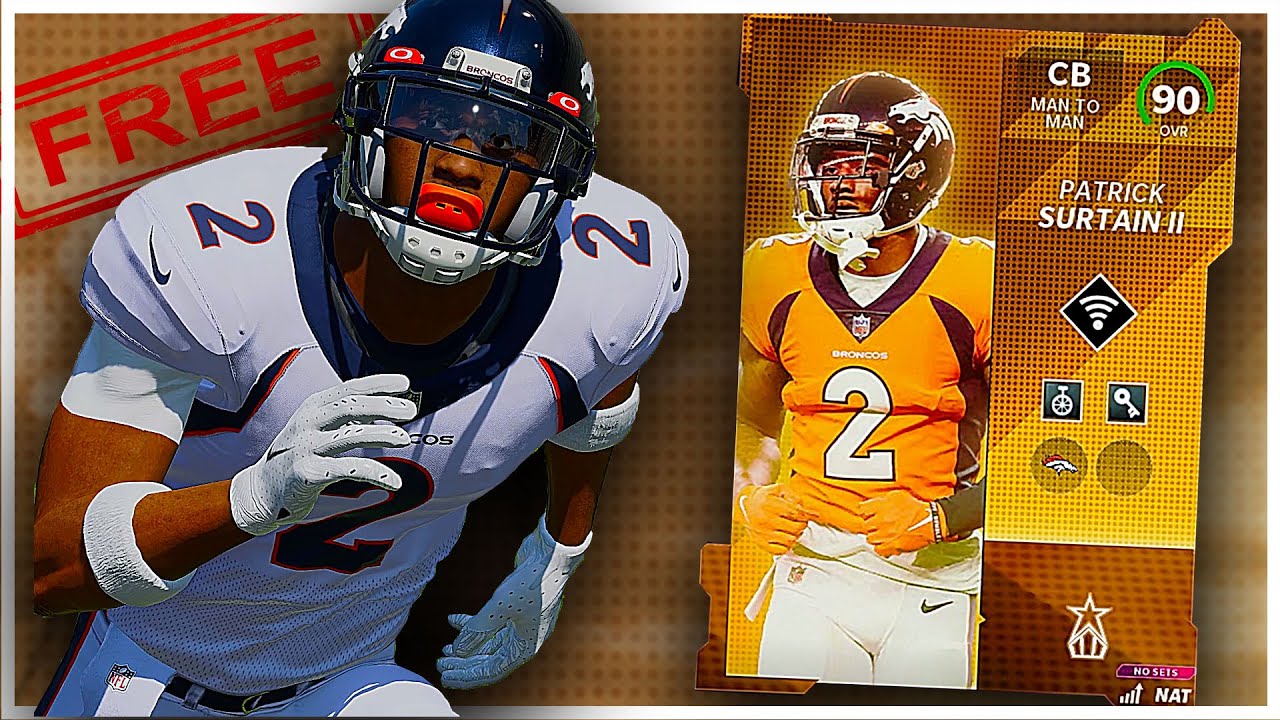 Rising Stars Patrick Surtain is the BEST FREE CB! Madden 22 NMS