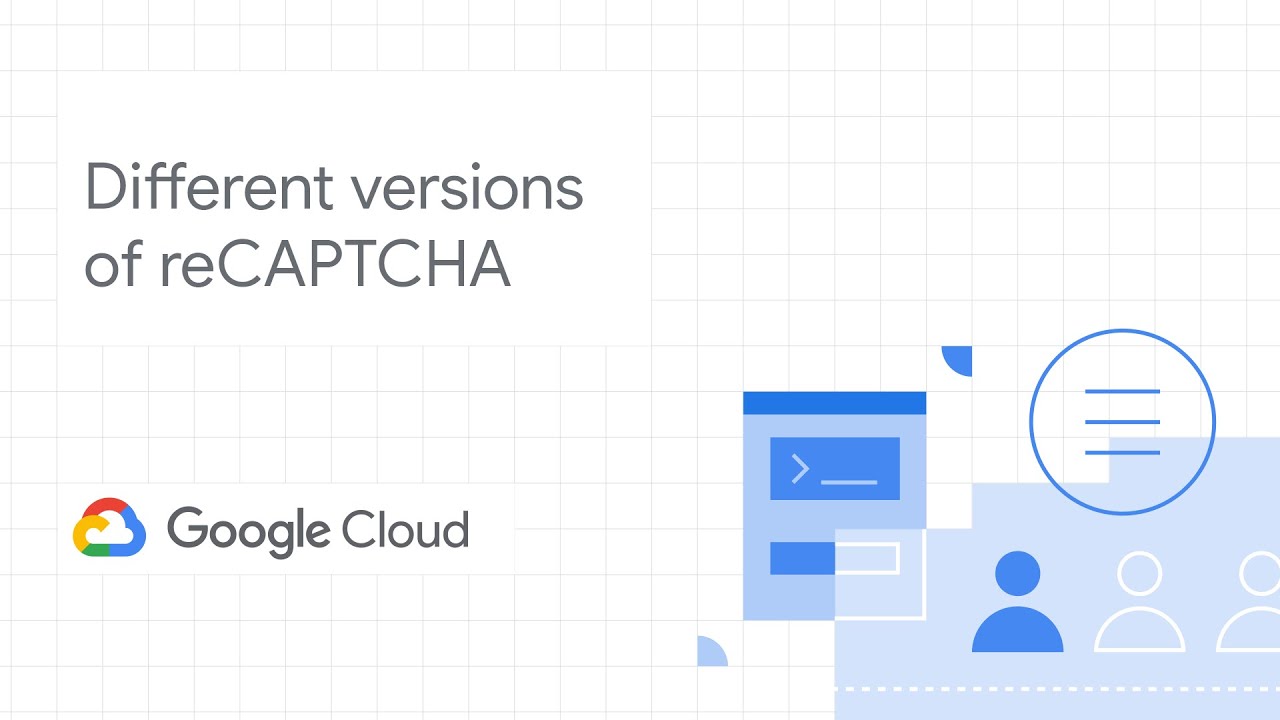 The different versions of reCAPTCHA