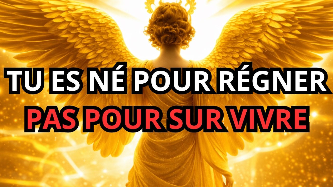 ÉLU, TU PORTES UNE ONCTION ROYALE  TU ES NÉ POUR RÉGNER, NON POUR SURVIVRE