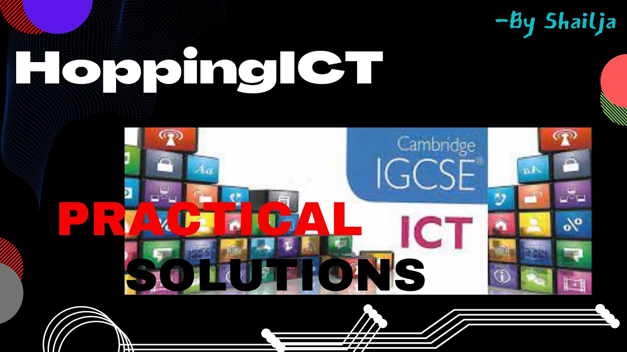 IGCSE ICT MAY.JUNE 2016 | PAPER 31 | WEB AUTHORING | SOLVED