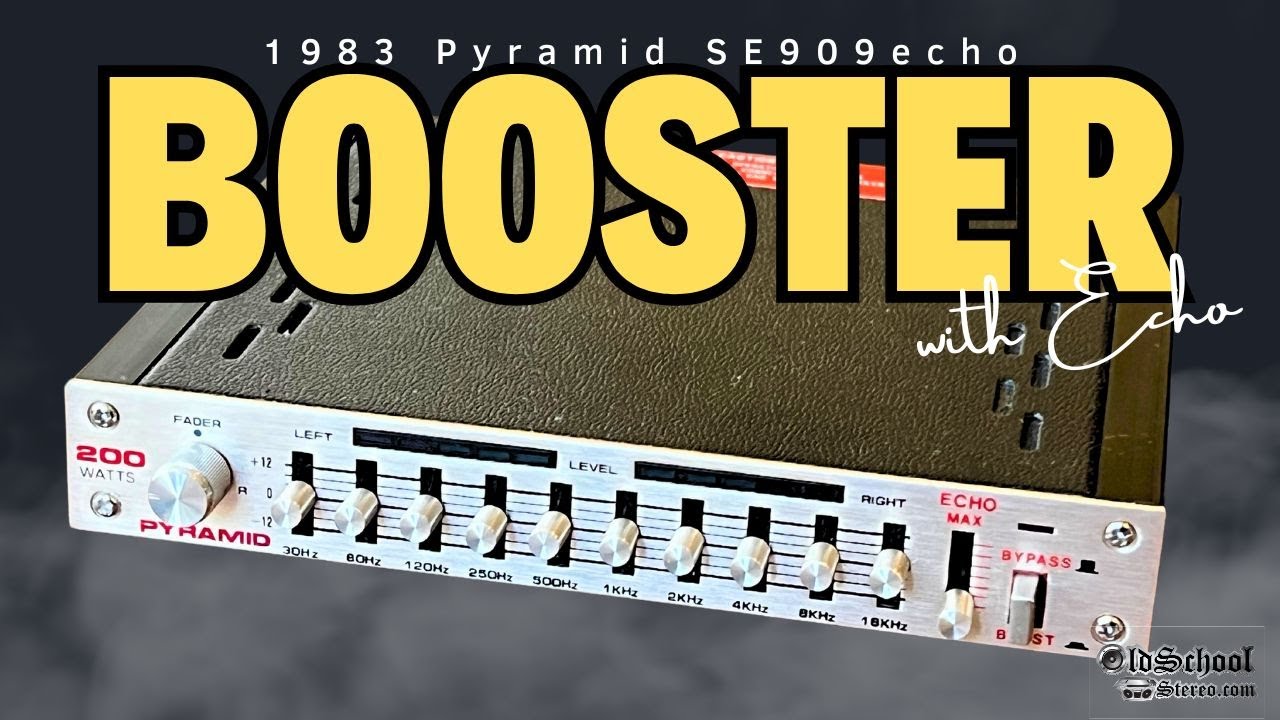 1983 Flea Market Car Audio Equalizer Booster by Pyramid