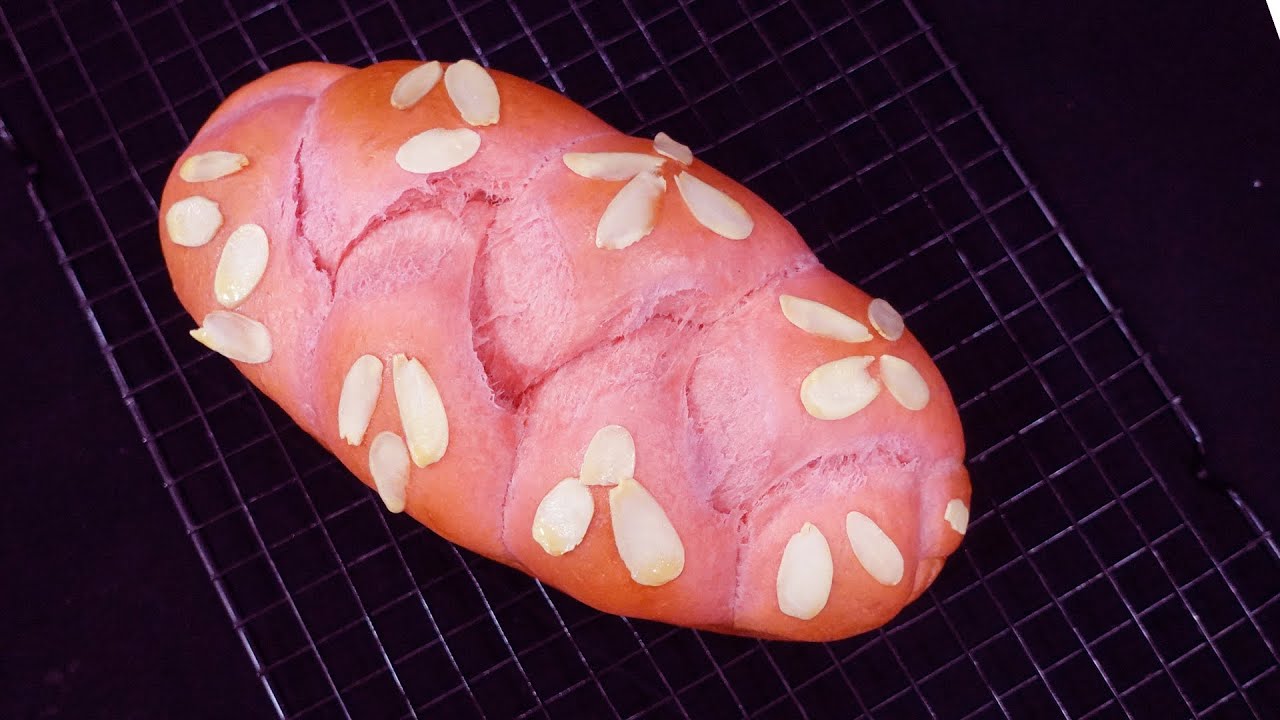 Cách làm BÁNH MÌ HOA CÚC THANH LONG ĐỎ (Lưu ý về cách trộn bột và nướng bánh) ✅