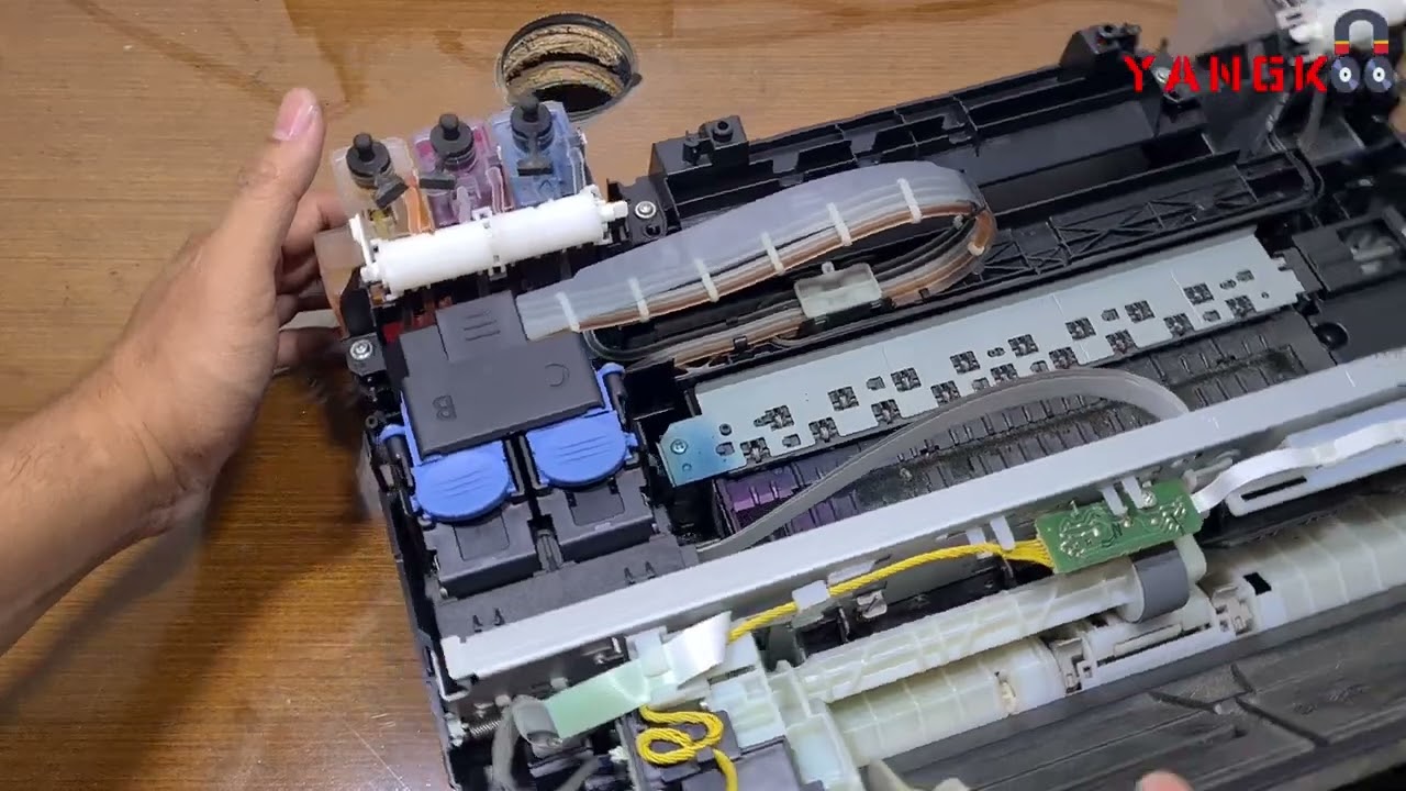 Mudah Cara Mengganti  Ink Absorber Printer Canon G2000 | Bongkar Printer Canon G2000