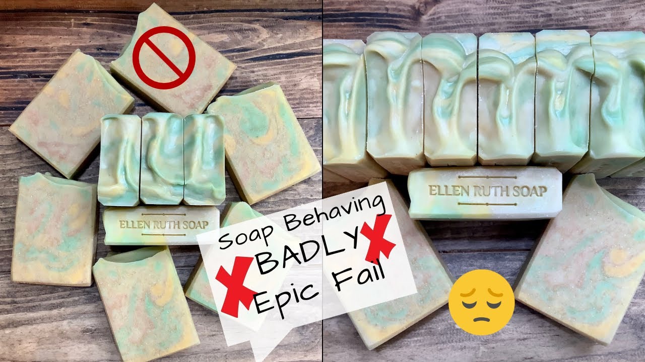 😳 EPIC FAIL❣️ BERGAMOT & HONEY CP Soap w/ Buttermilk & Honey - WHAT HAPPENED? | Ellen Ruth Soap