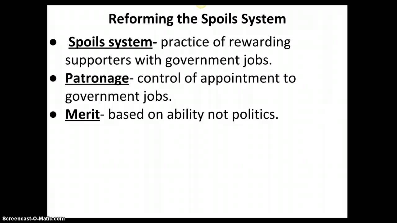 Spoils System
