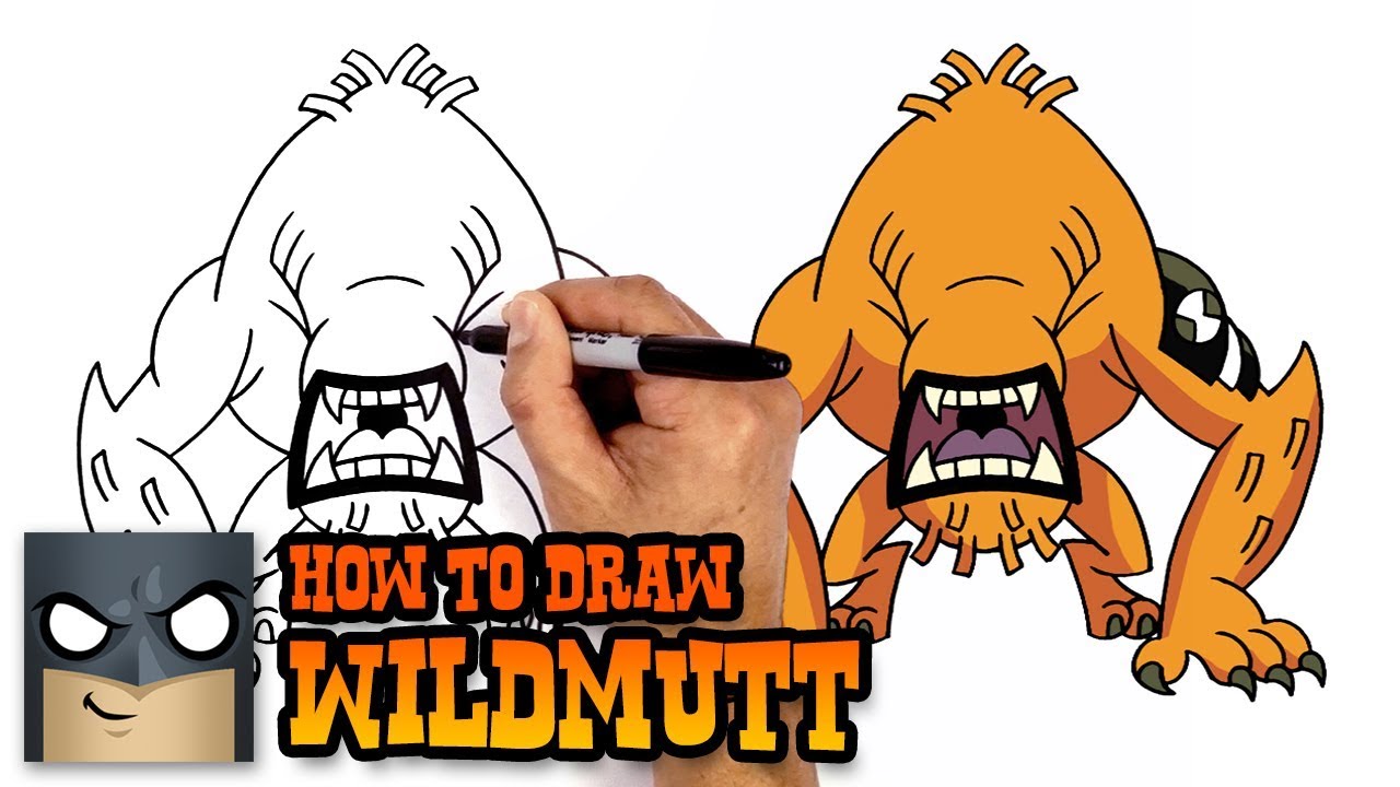 How to Draw Ben 10 Wildmutt | Beginner Drawing Tutorial (Step-by-Step)