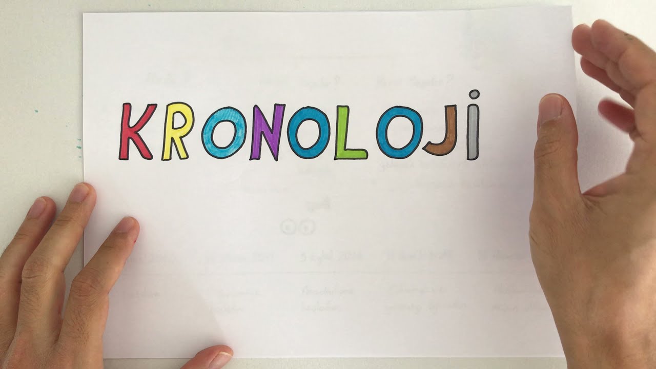 Kronoloji (4. Sınıf Sosyal Bilgiler)