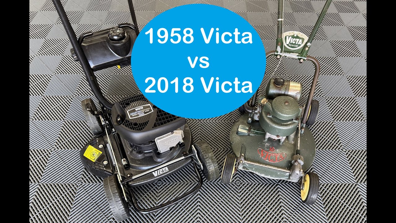 Victa 18 Special vs Victa Mastercut 460 - Old vs New