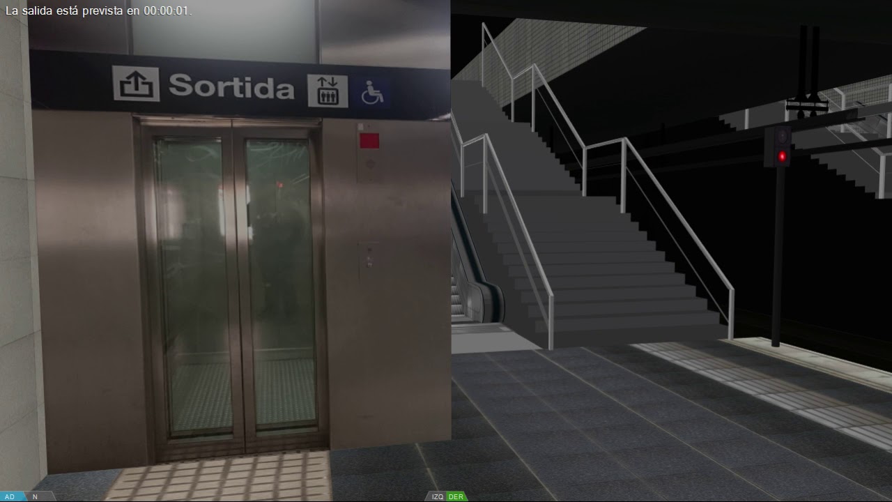 OPENBVE - W.I.P. - Metro de Barcelona (Linea / Línia / Line / Ligne 2) @ 20/08/2017