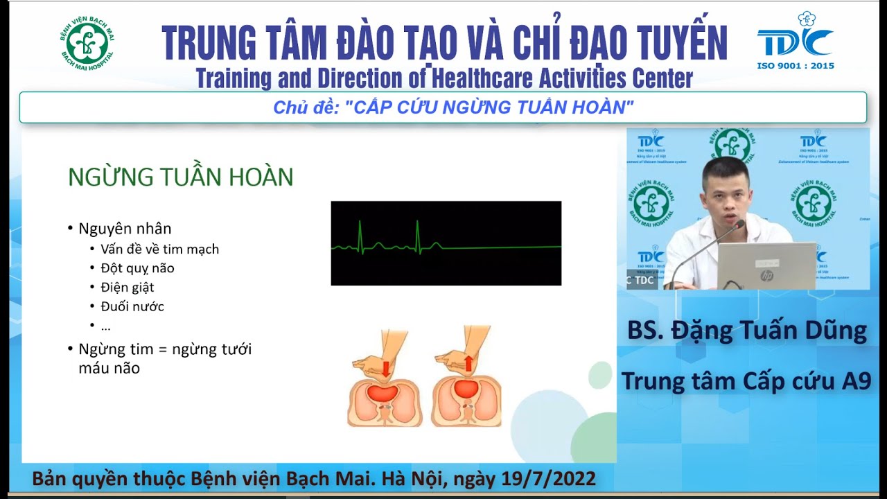 Cấp cứu ngừng tuần hoàn - Bs. Đặng Tuấn Dũng