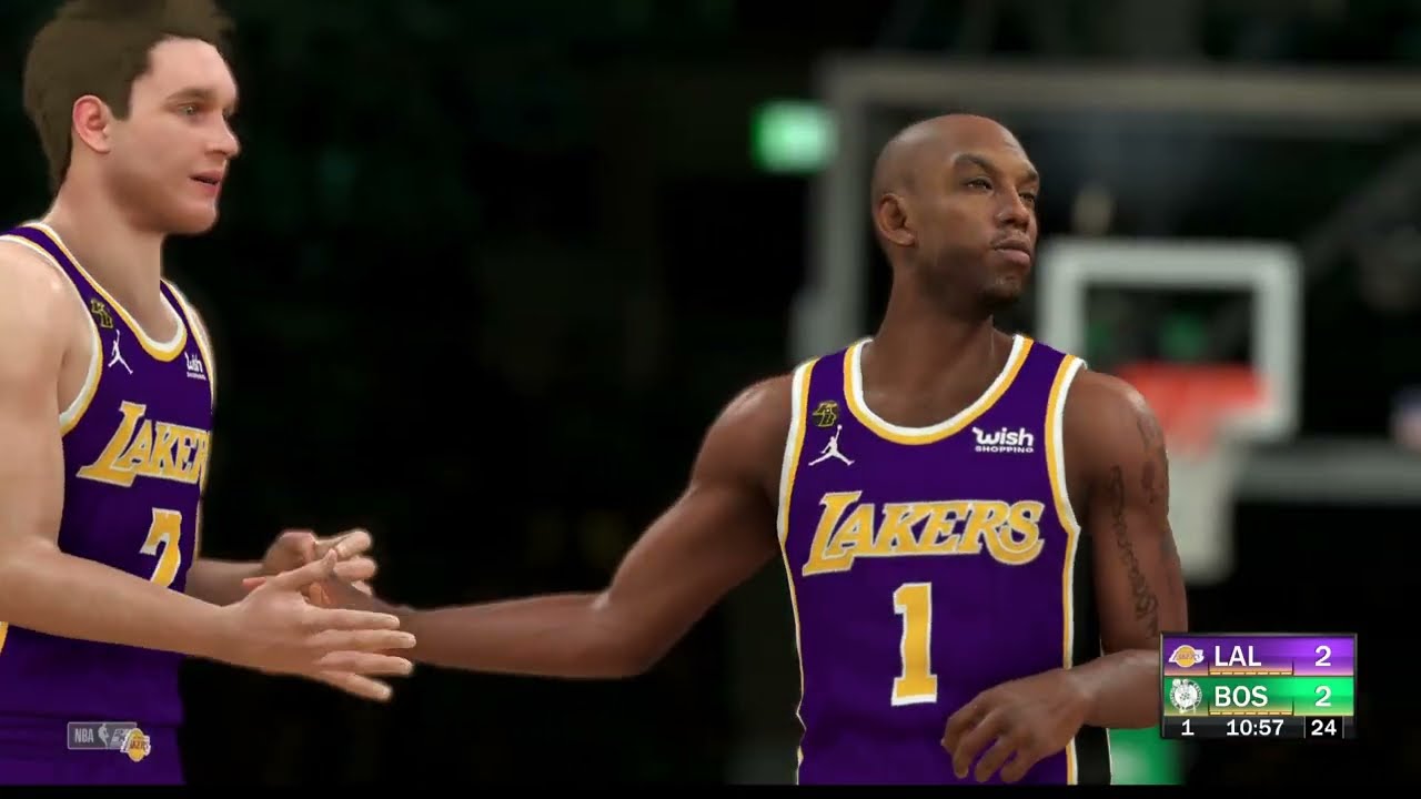 Los Angeles Lakers vs Boston Celtics (82/18) 2k21