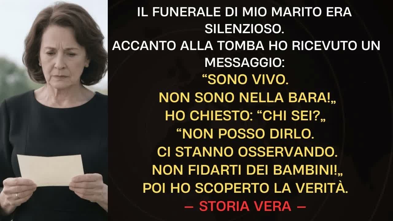 AL FUNERALE DI MIO MARITO HO RICEVUTO UN SMS Mi Si E Gelato il Sangue  Non Fidarti dei Nostri Fi