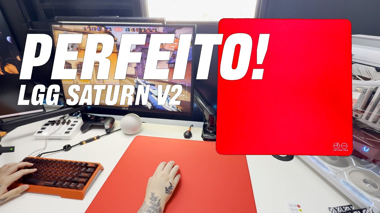 Esse Mousepad virou Um dos Meus Mousepads FAVORITOS! - LGG SATURN PRO