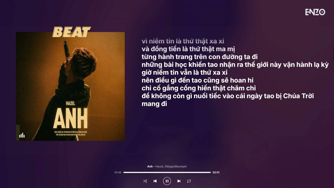 Anh - HAZEL (Prod. by DillyGotItBumpin ‪@oddstatusbeats‬) | BEAT
