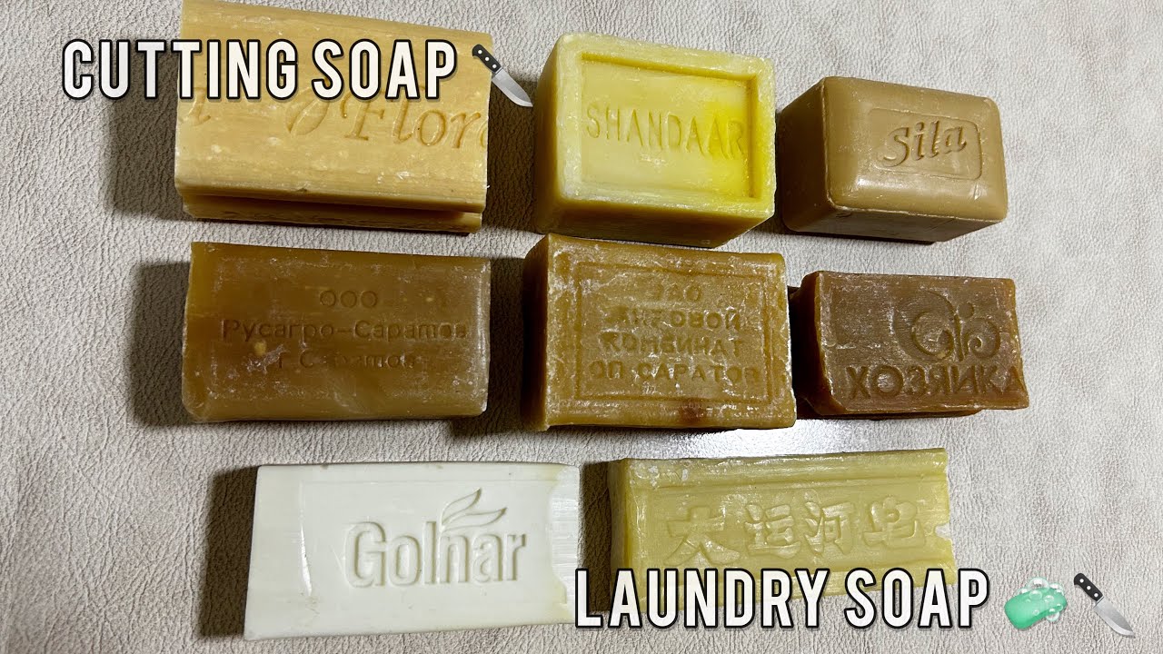 🧺🔊Satisfying asmr soap cutting |Satisfying sounds | carving soap |cutting dry soap |asmr soap |