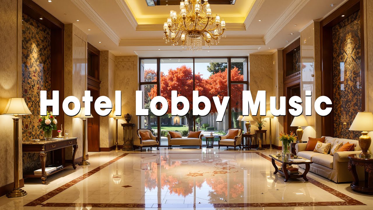 Golden Lounge Jesień | Zrelaksuj się przy łagodnym jazzie w luksusowym lobby hotelowym
