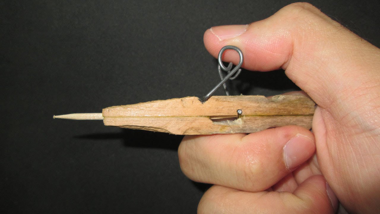 How to make a toothpick gun