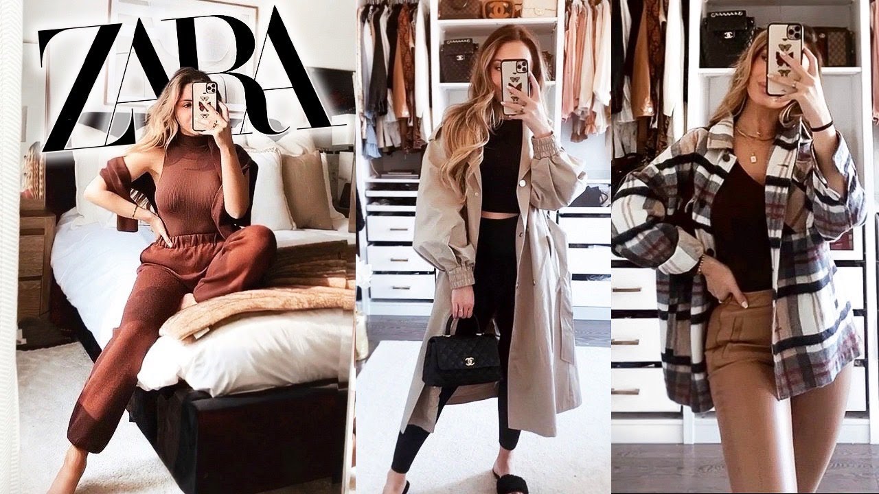 HUGE ZARA FALL HAUL | Comfy + Cute Outfits