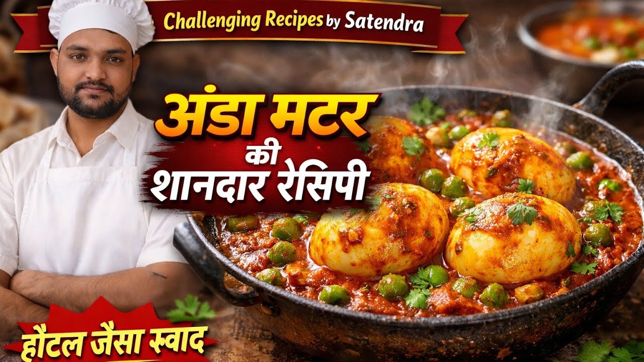 ऐसी अंडा-मटर की सब्जी पहले कभी नहीं खाई होगी 😍 | एक बार खाओगे बार बार बनाओगे | Easy Egg Matar Recipe