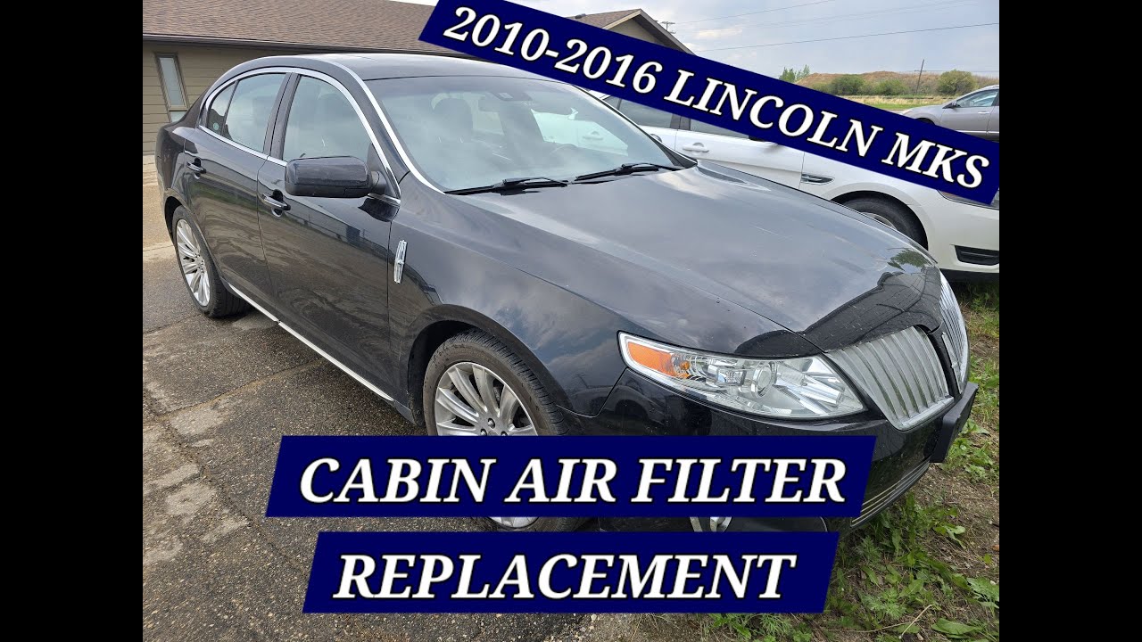 LINCOLN MKS ECOBOOST TWIN TURBO NASTY CABIN AIR FILTER REPLACEMENT 2010 2011 2012 2013 2014 2015 16