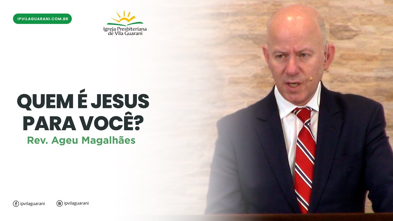 Quem é Jesus para você? - Mateus 22:42 a 46 | Rev Ageu Magalhães