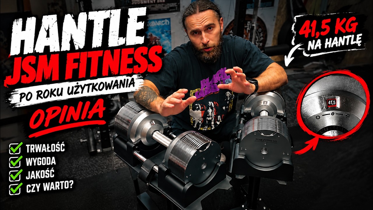 Hantle JSM FITNESS 41,5 kg po ROKU użytkowania &ndash; czy warto? Opinia