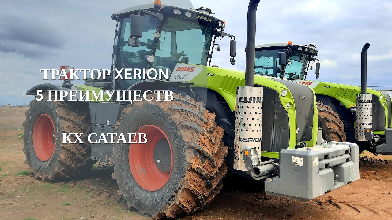 Трактор Xerion 4500. Преимущества в отзыве от хозяйства КХ Сатаев