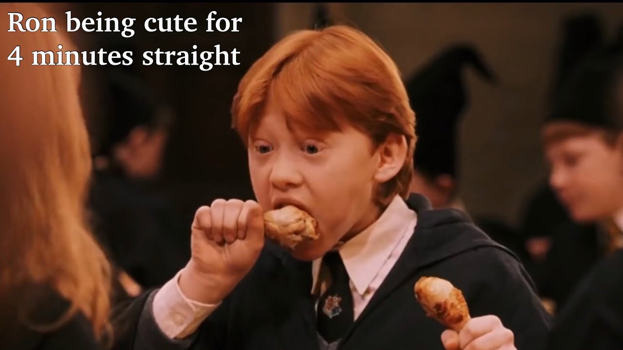 Ron being cute for 4 minutes straight :)