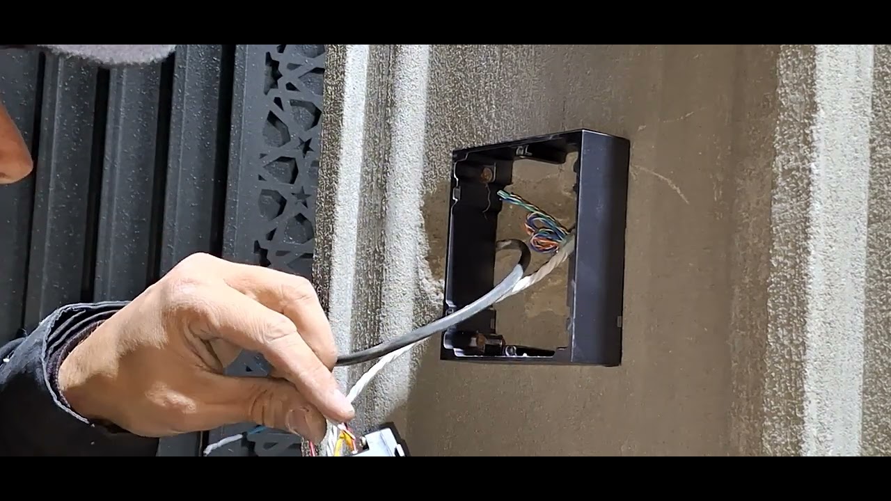 Hikvision 8003 подключение вызывной панели к замку без накопителя Б У З
